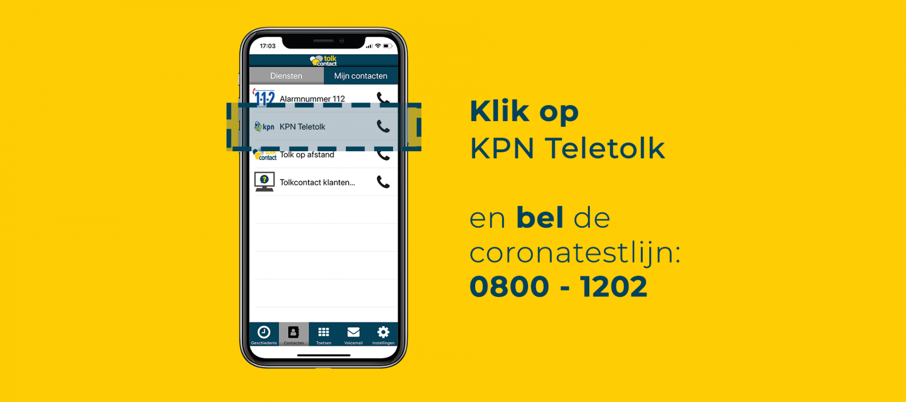 KPN teletolk in de app