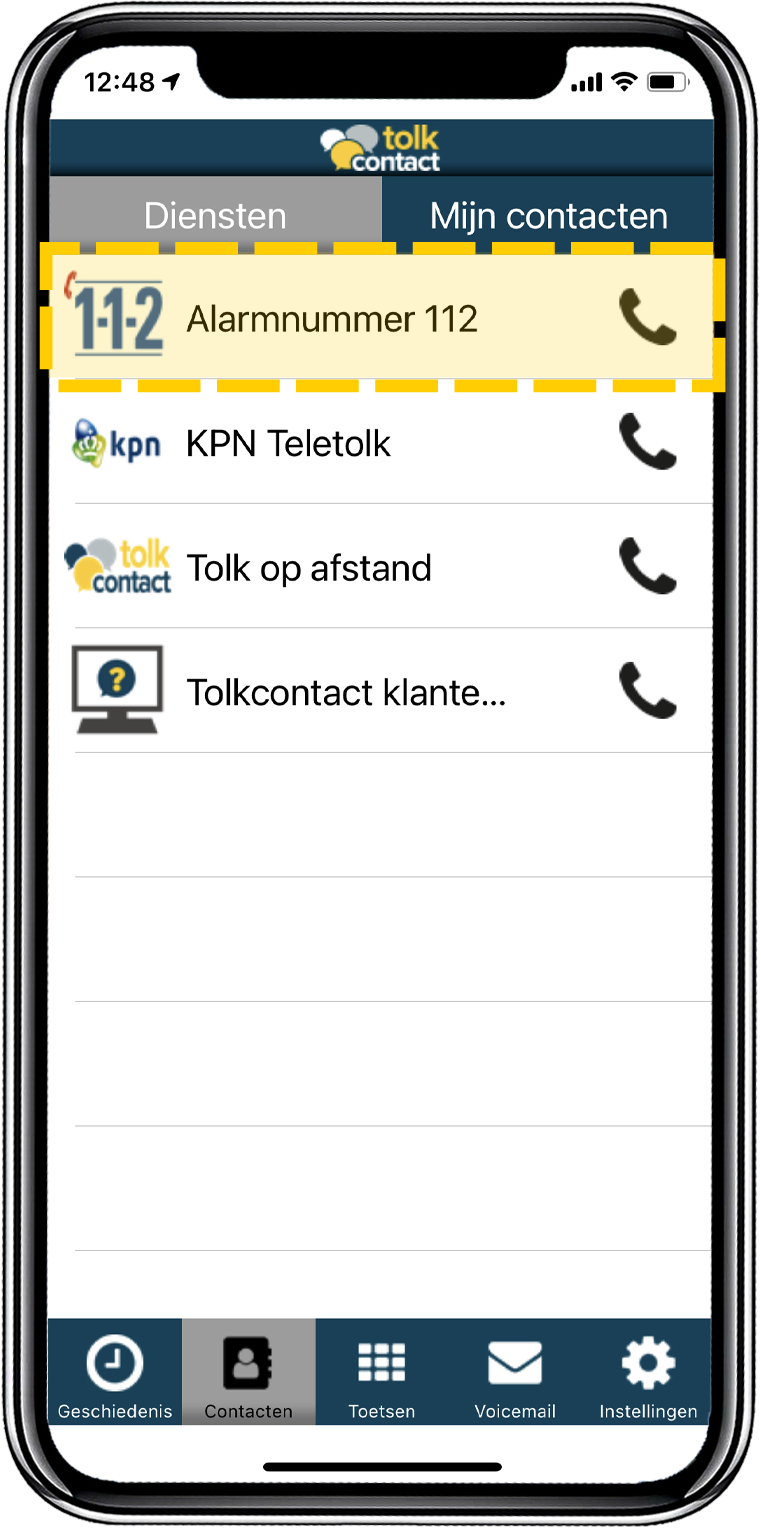Alarmnummer 112 Tolkcontact Alarmnummer 112 Tolkcontact