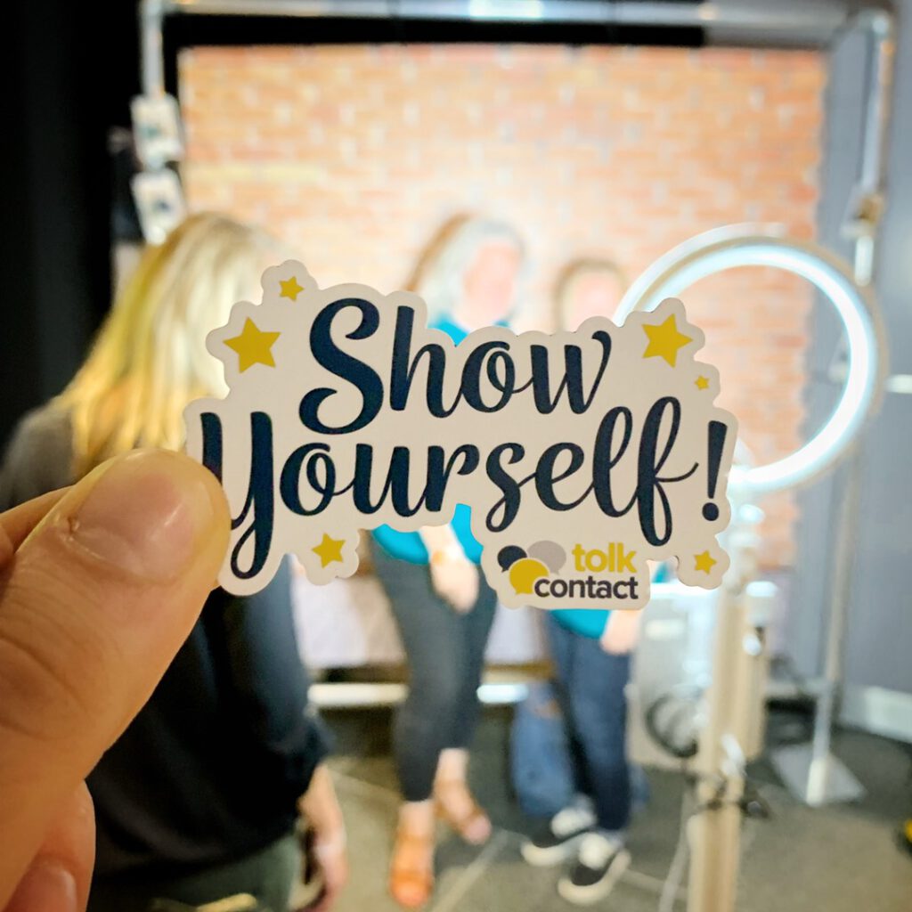 show yourself-magneet voor photobooth