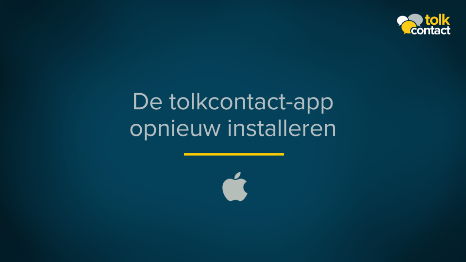 App opnieuw downloaden (ios)